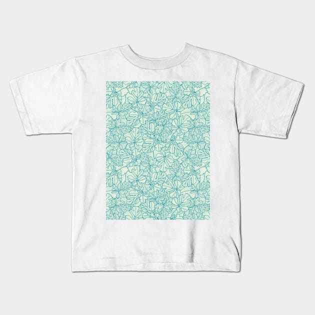 Leaf Design Kids T-Shirt by zarya_kiqo